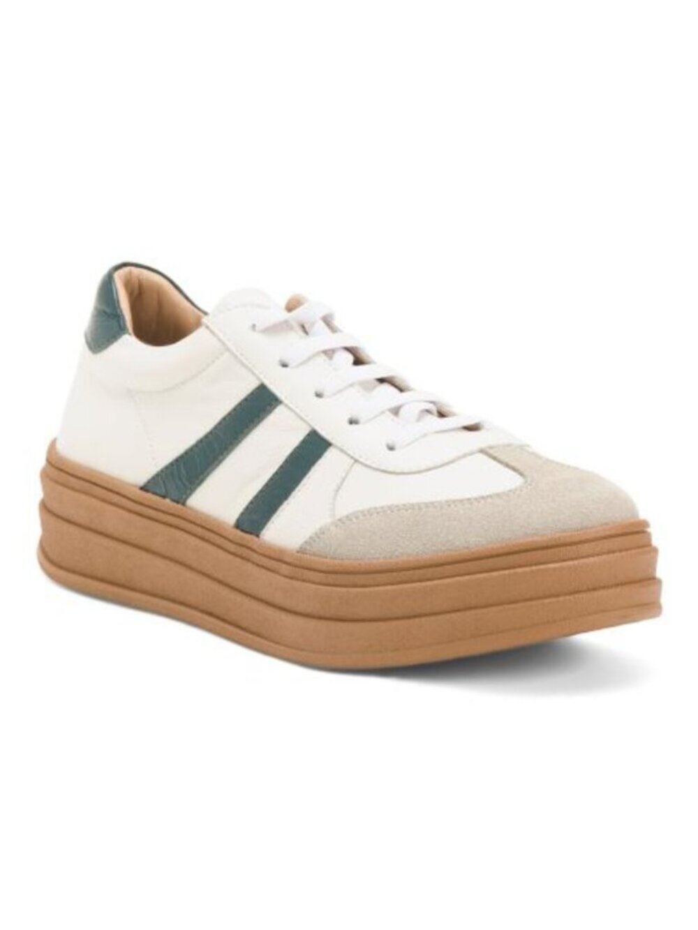 CHOCOLAT BLU Made In Brazil Leather Valox Platform Sneakers